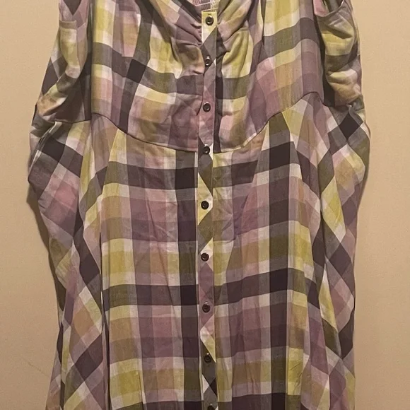 Torrid Multicolor Textured Fabric Dress - Picture 2 of 7